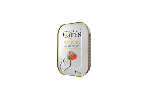 Sardinky v rajčatové omáčce - Queen Adriatic 105g