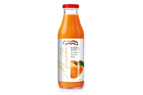 Mošt jablko MERUŇKA - Ovocňák 750 ml