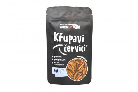 Křupaví červíci SŮL - WormUP 20g