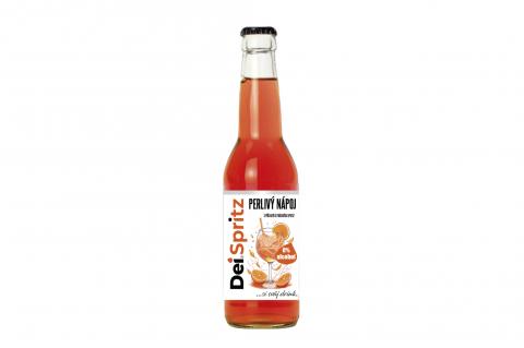 Nealkoholický perlivý nápoj s příchutí SPRITZ - sklo - DEI 330ml