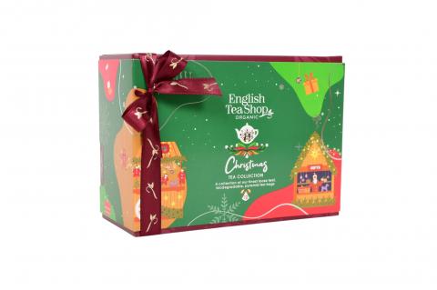 Čaj sypaný 12 pyramidek Vánoční zelená kouzla BIO - English Tea Shop 12x2g
