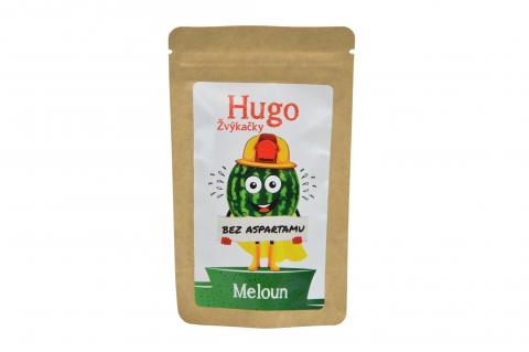 Žvýkačky Meloun bez aspartamu - Hugo 9g