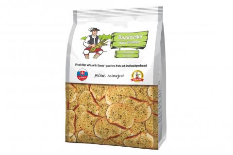Gazdovské mini topinky ČESNEK - SlovChips 140g