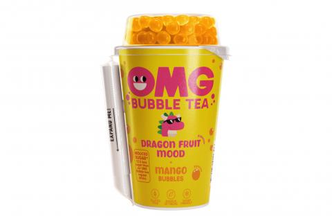 Bubble Tea nápoj DRAČÍ OVOCE s mango kuličkami - OMG 265ml