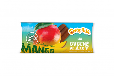 Ovocné plátky JABLKO a MANGO - Ovocňák 20g