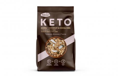 KETO Müsli s kokosem & kakaovými boby - Tekmar 200g