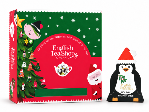 Vánoční pyramidky Sváteční dýňové koření BIO - English Tea Shop 30x2g