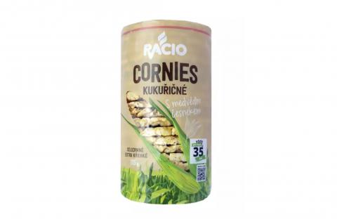 Cornies kukuřičné s medvědím česnekem - Racio 115g