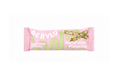 Proteinové trubičky PISTÁCIE bez přidaného cukru - Berylu 25g