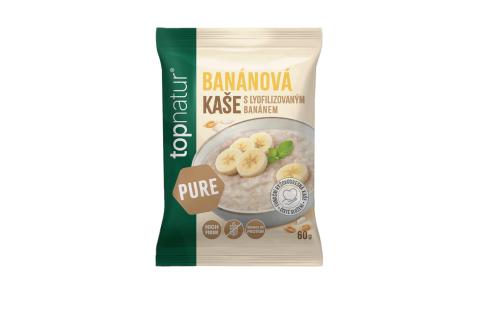 Kaše PURE BANÁNOVÁ s lyo banánem bez lepku - Topnatur 60g