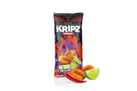 Snack smažená kukuřice - chilli a limeta - Hot chip 30g