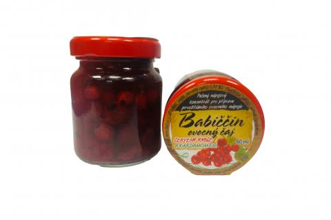 Babiččin ovocný čaj - červený rybíz s kardamonem 60 ml