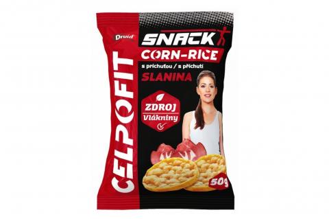 Fit snack KUKUŘIČNO-RÝŽOVÝ slanina - CELPO 50g