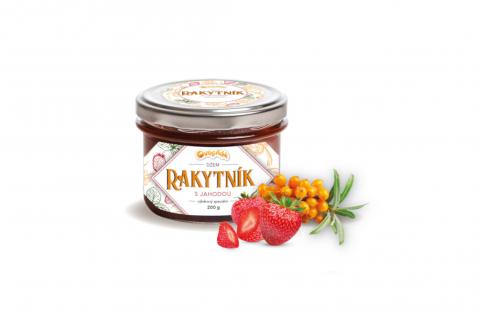 Rakytníkový džem s jahodou - Ovocňák 200g