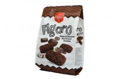 Figaro - kokosové sušenky s kakaem - Leona 300g