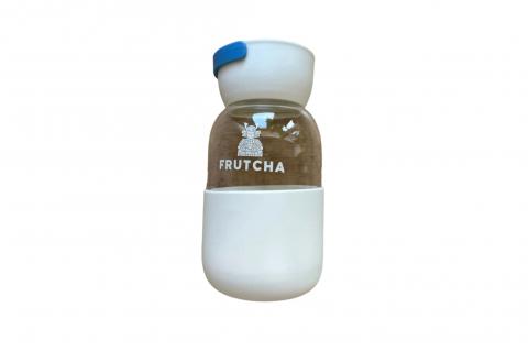 Frutcha lahvička skleněná - bílá 350ml