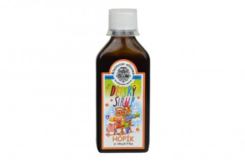 Dětský bylinný sirup Hopík a Imunitka - doplněk stravy - Klášterní officína 200ml