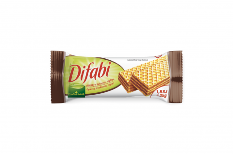 Oplatky s kakaovou náplní - Difabi 35g