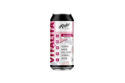 Limonáda Vitalita GRANÁTOVÉ JABLKO a ČERNÝ RYBÍZ - Raks 500ml