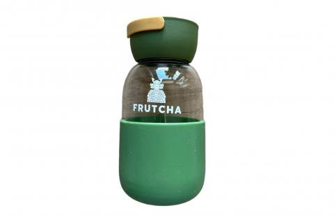 Frutcha lahvička skleněná - zelená 350ml