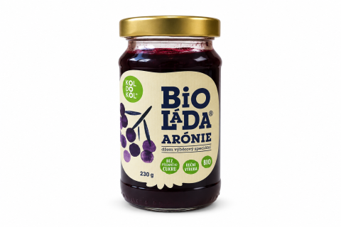 Bioláda ARÓNIE BIO bez přidaného cukru - Koldokol 230g 