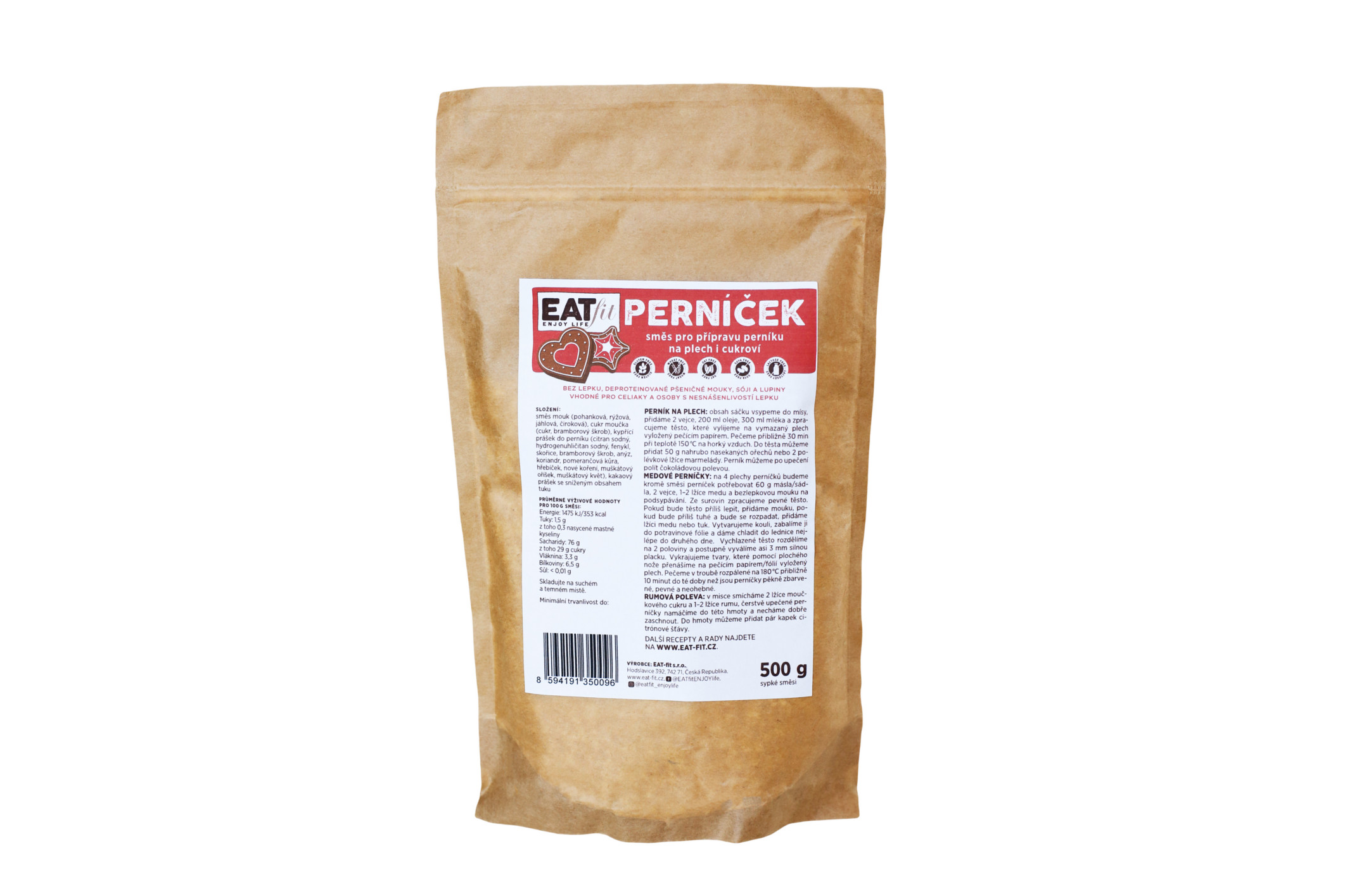 Bezlepková směs Perníček - EAT-fit 500g