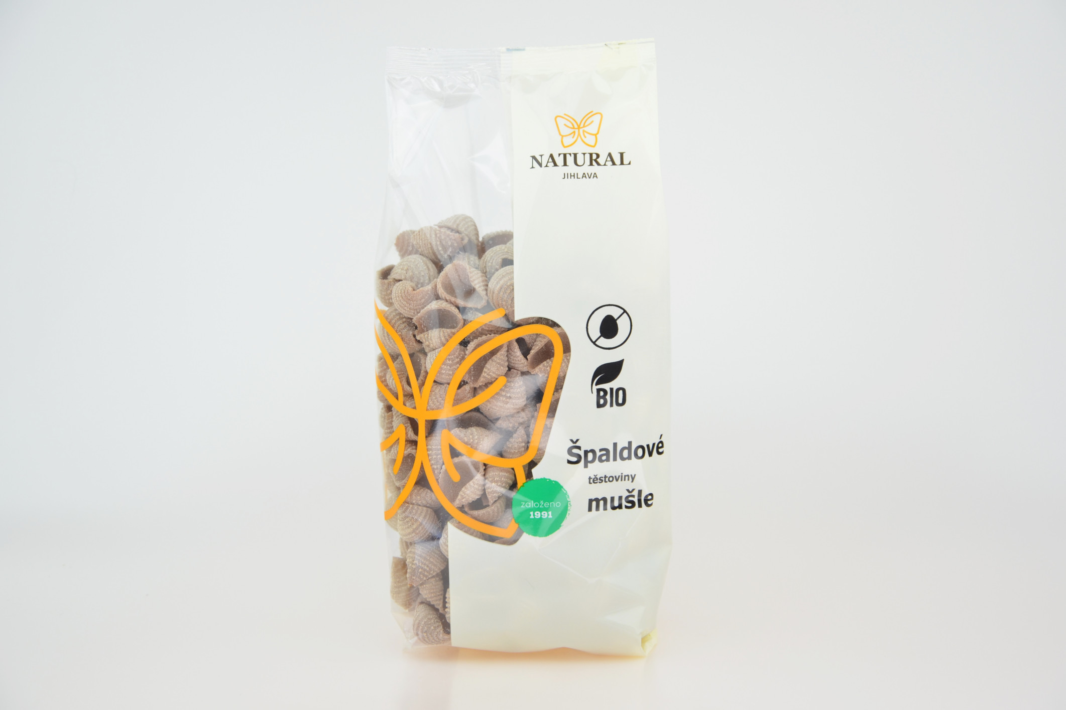 Špaldové celozrnné těstoviny mušle BIO 300 g
