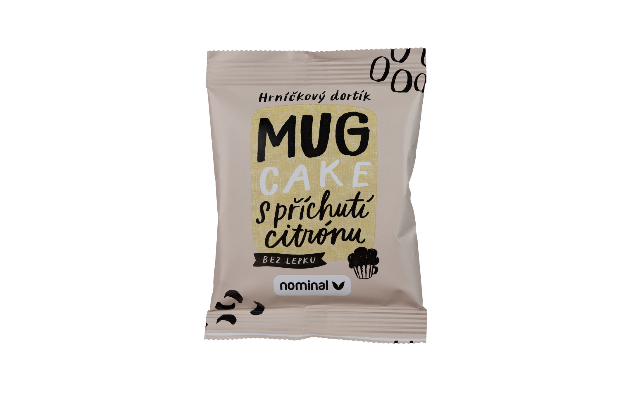 Mug Cake s příchutí citrónu bezlepkový 60 g NOMINAL