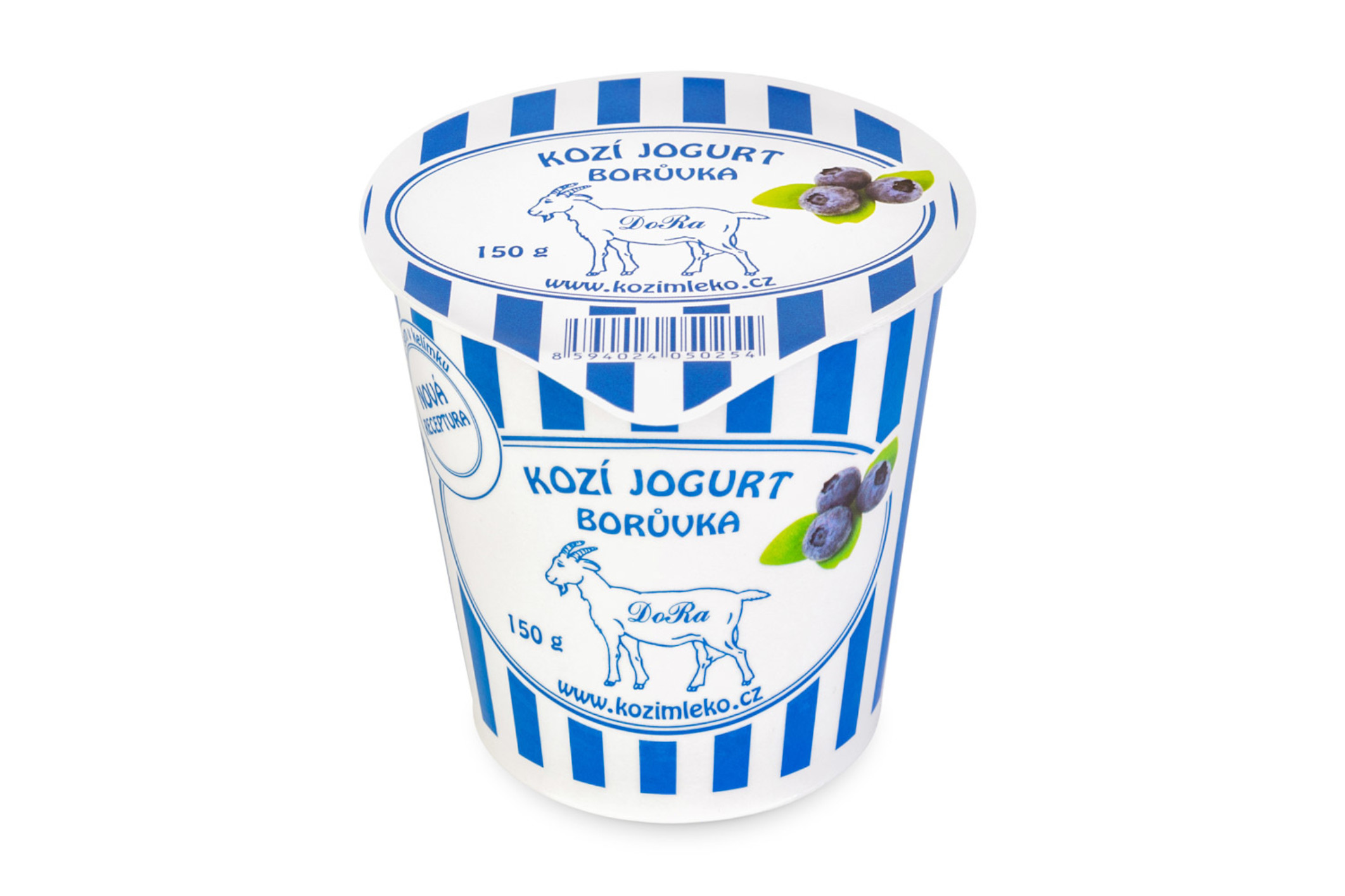 Kozí jogurt borůvka 150 g - pouze rozvoz vybraná města nebo osobní odběr