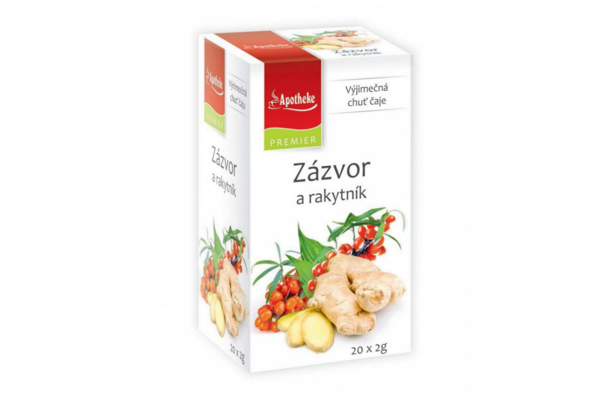 Čaj zázvor a rakytníkem - Apotheke 20x2g