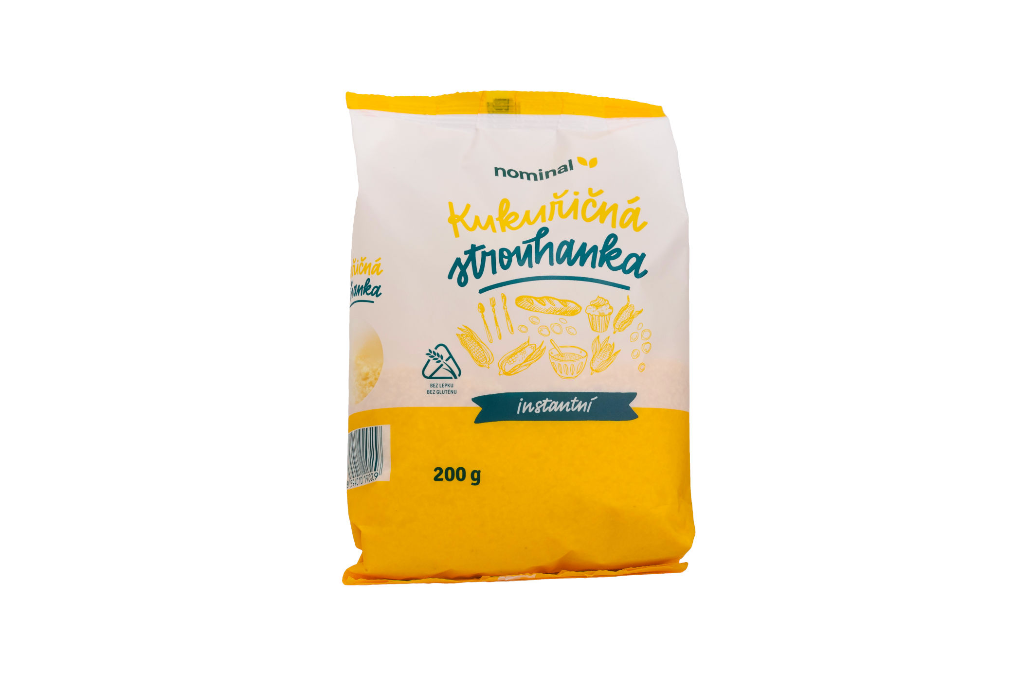 Strouhanka kukuřičná bezlepková instantní 200 g NOMINAL
